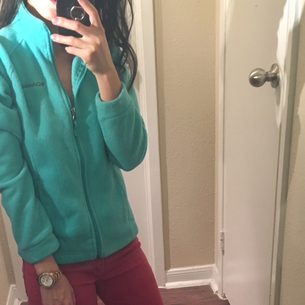 Mint Green Cloumbia Jacket